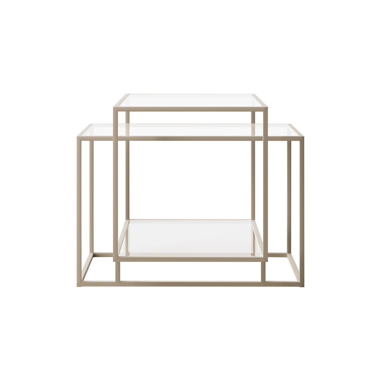 Tangled Side Table: Taupe