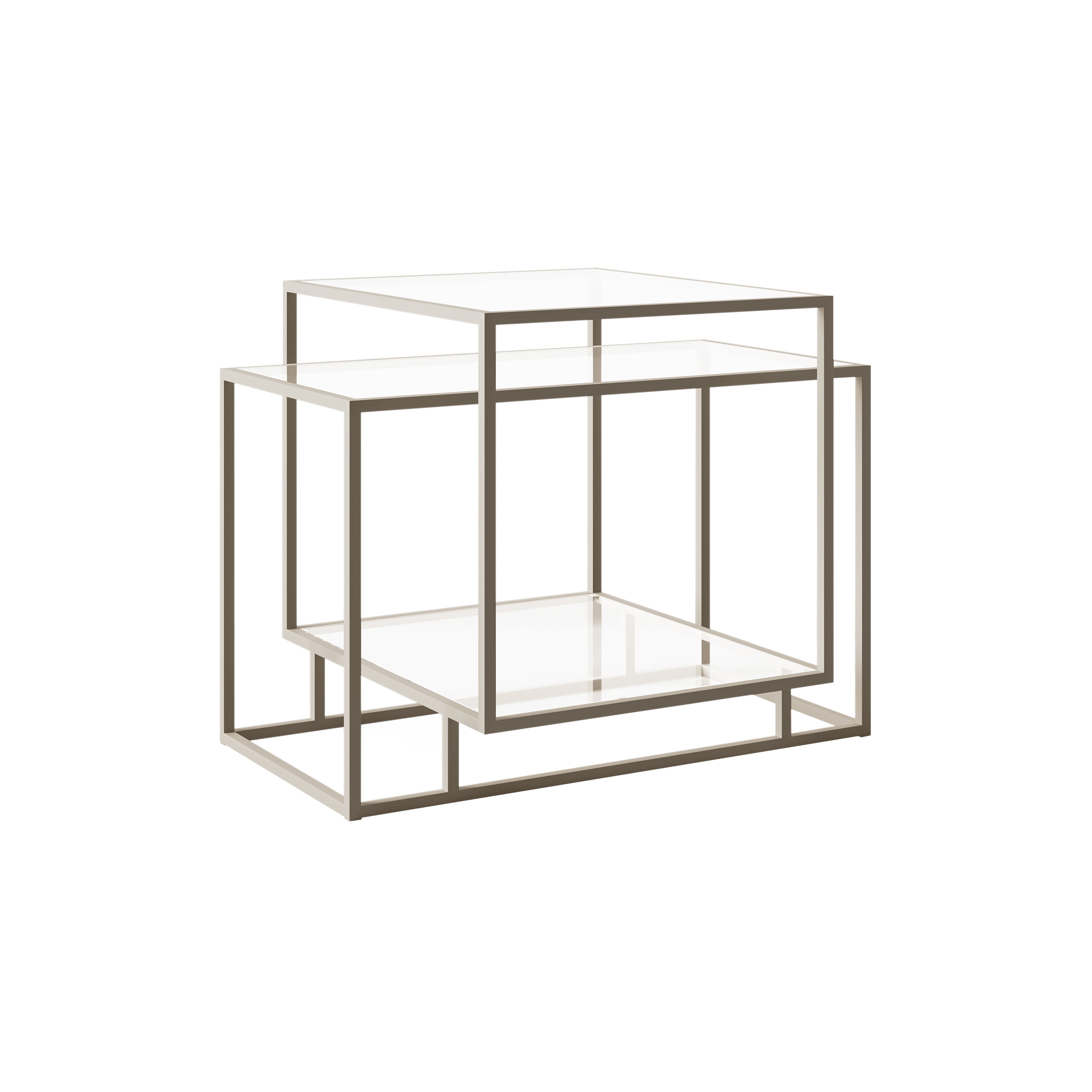 Tangled Side Table: Taupe