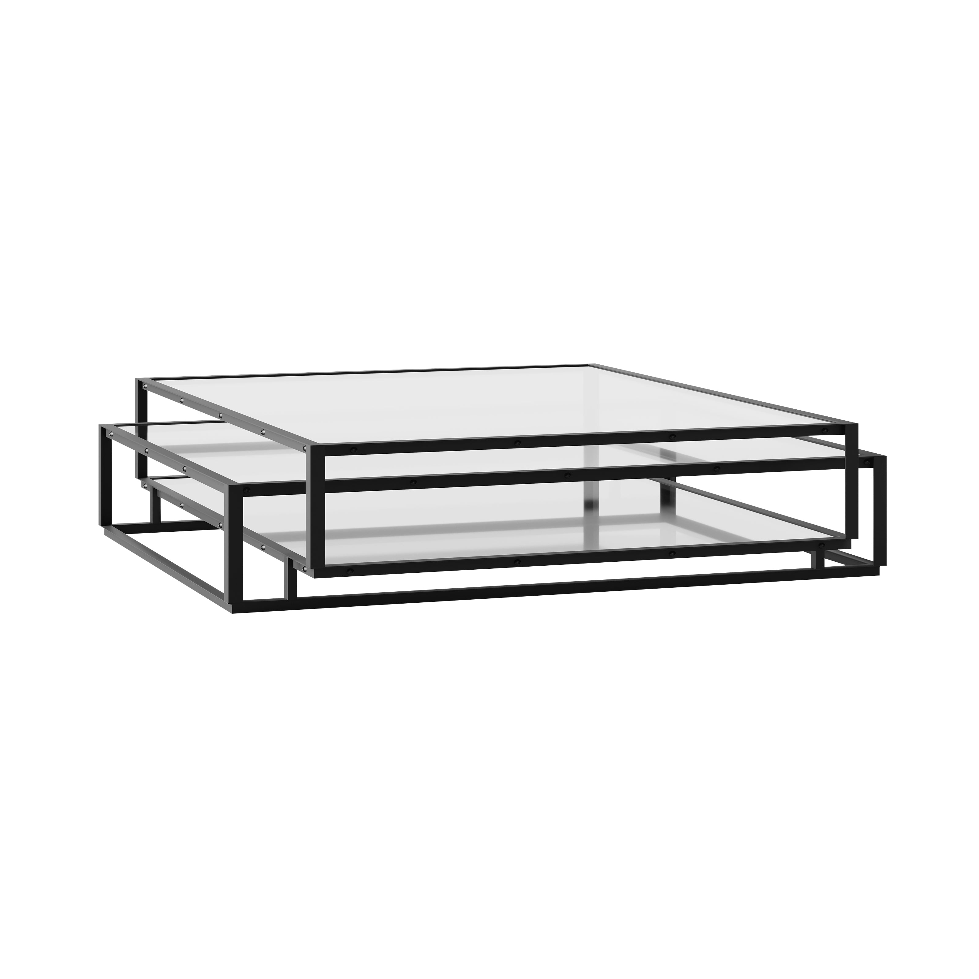 Tangled Square Coffee Table: Black