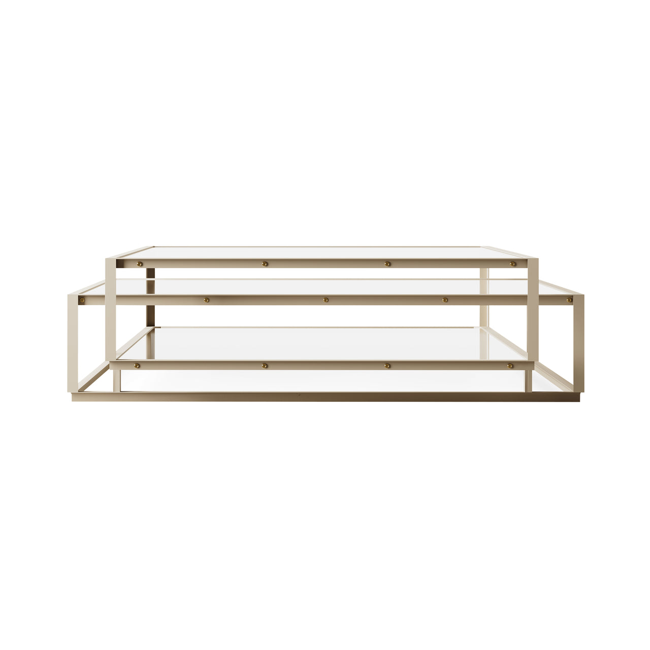 Tangled Square Coffee Table: Taupe