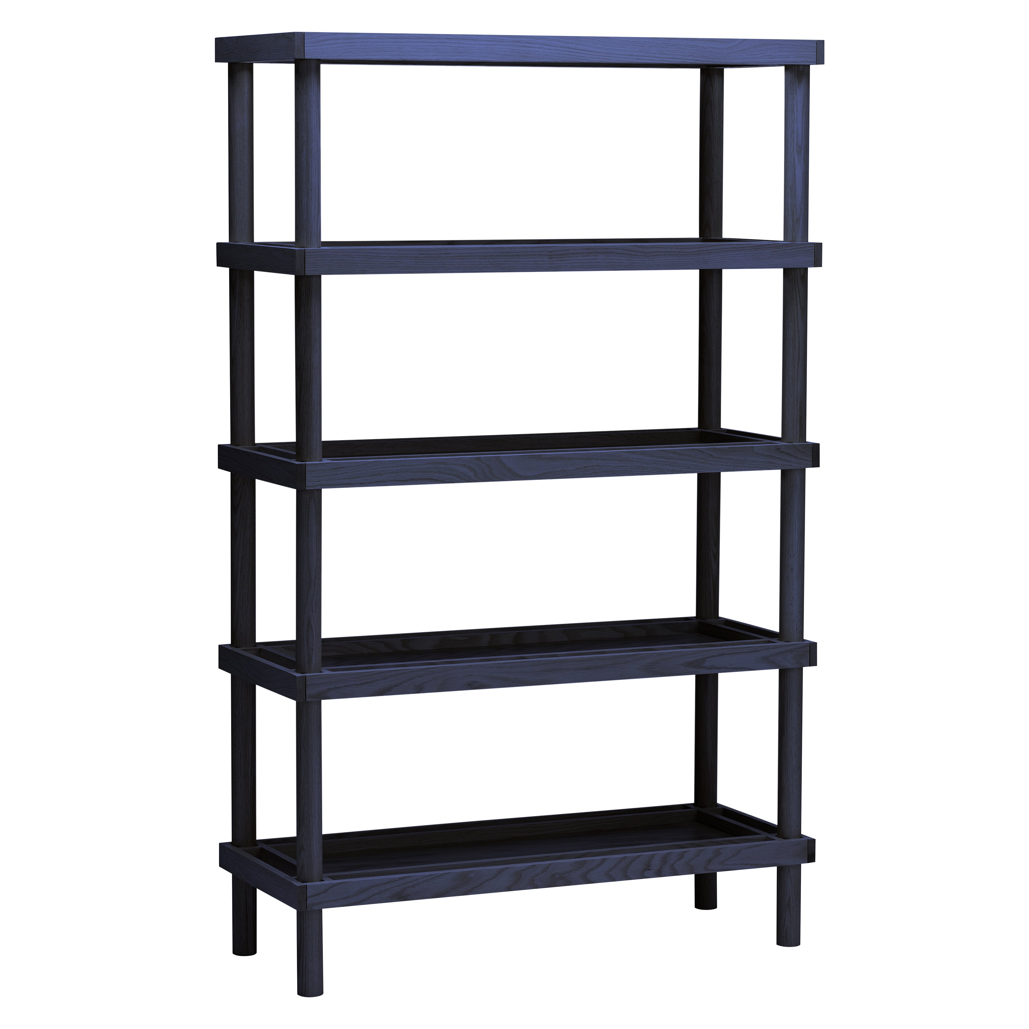 Taruki Shelf: Tall + Indigo Ash