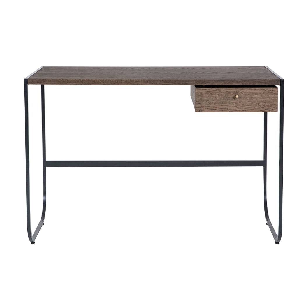 Tati Desk: 1 + Dark Smoked Oak + Char Grey