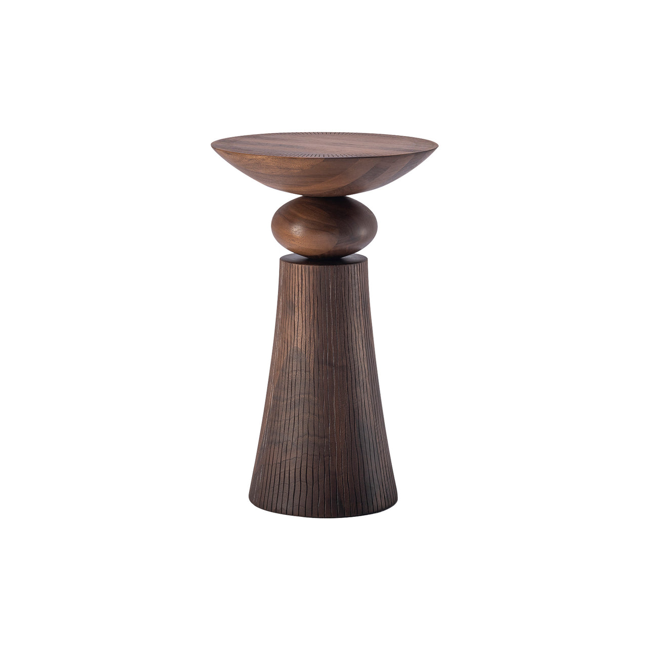 Tempo Side Table: Oiled Walnut