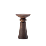 Tempo Side Table: Oiled Walnut