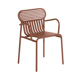 Week-End Stacking Armchair: Set of 2 + Terracotta + Without Cushion