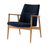 Seion Lounge Chair: Seat + Back Upholstered + White Oak
