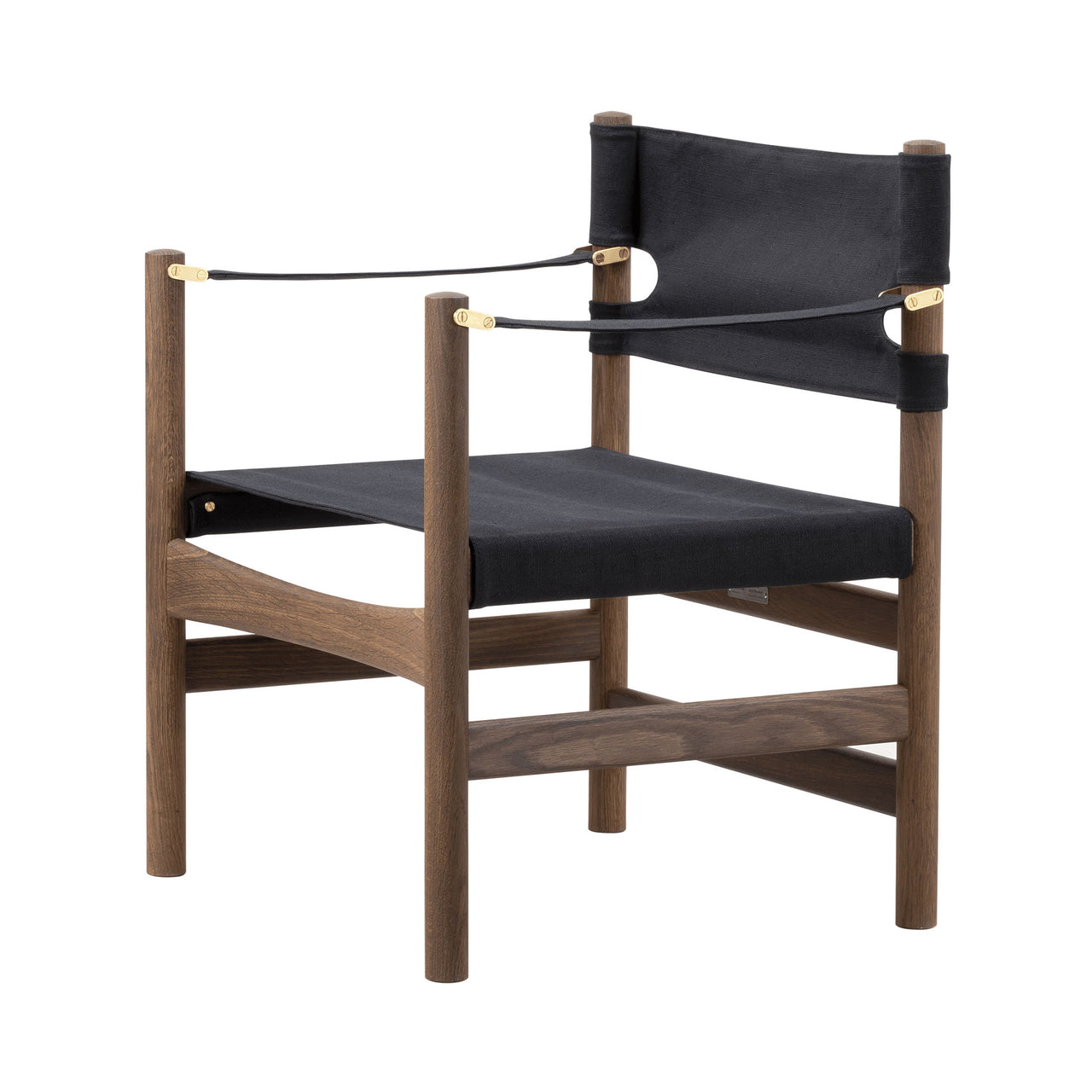The Canvas 21 Chair: Smoked Oiled Oak + Black