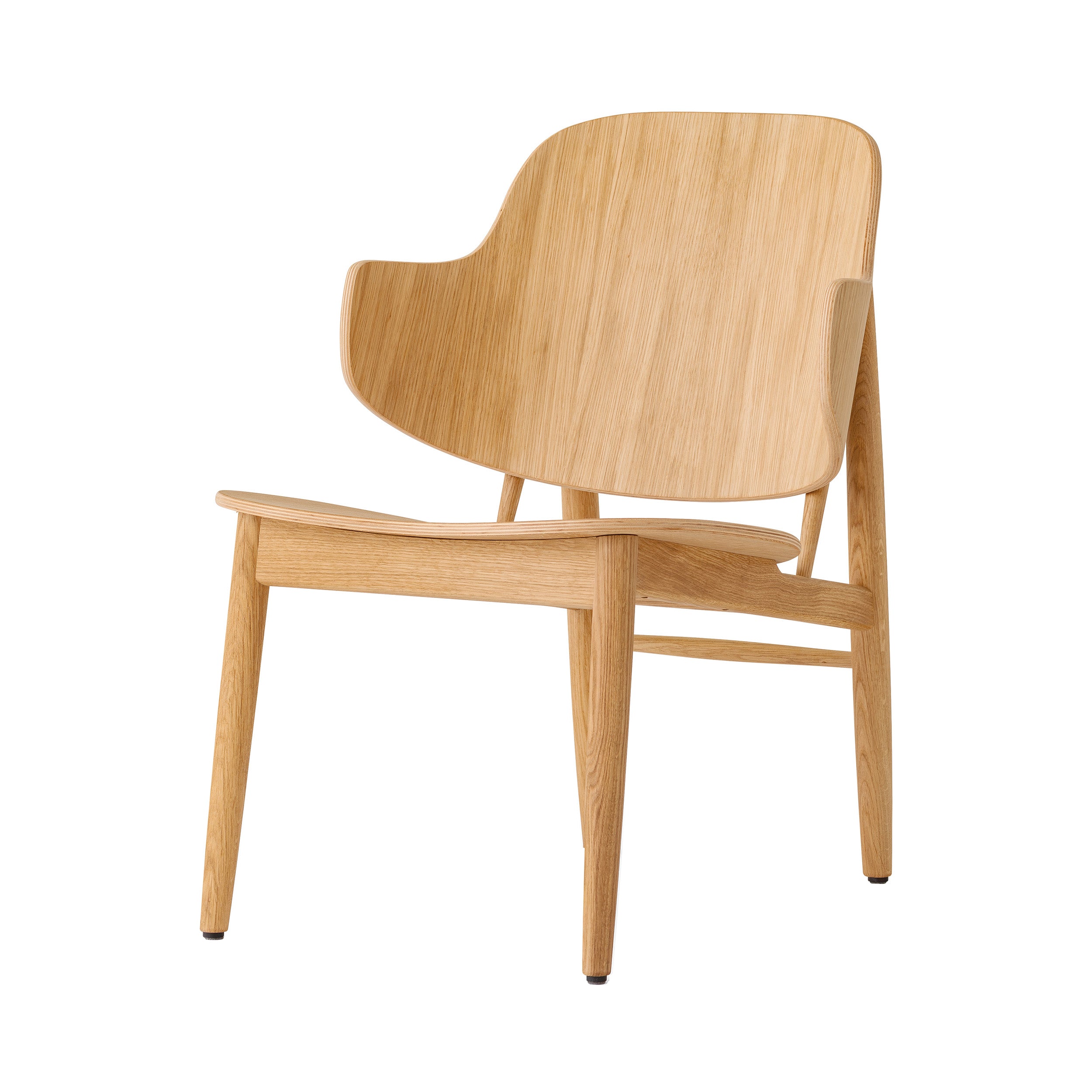 The Penguin Lounge Chair: Natural Oak