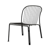 Thorvald SC100 Outdoor Lounge Side Chair: Warm Black + Without Cushion