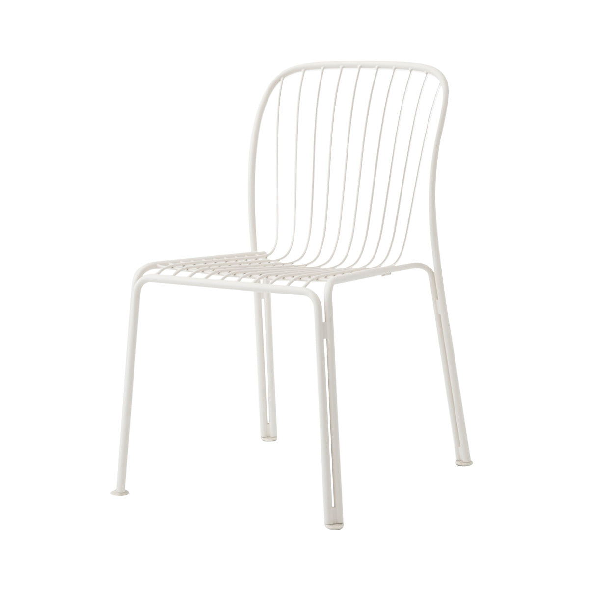 Thorvald SC94 Side Chair: Outdoor + Ivory + Without Cushion