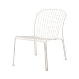 Thorvald SC100 Outdoor Lounge Side Chair: Ivory + Without Cushion