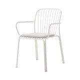 Thorvald SC95 Armchair with Seatpad: Outdoor + Ivory + Heritage Papyrus