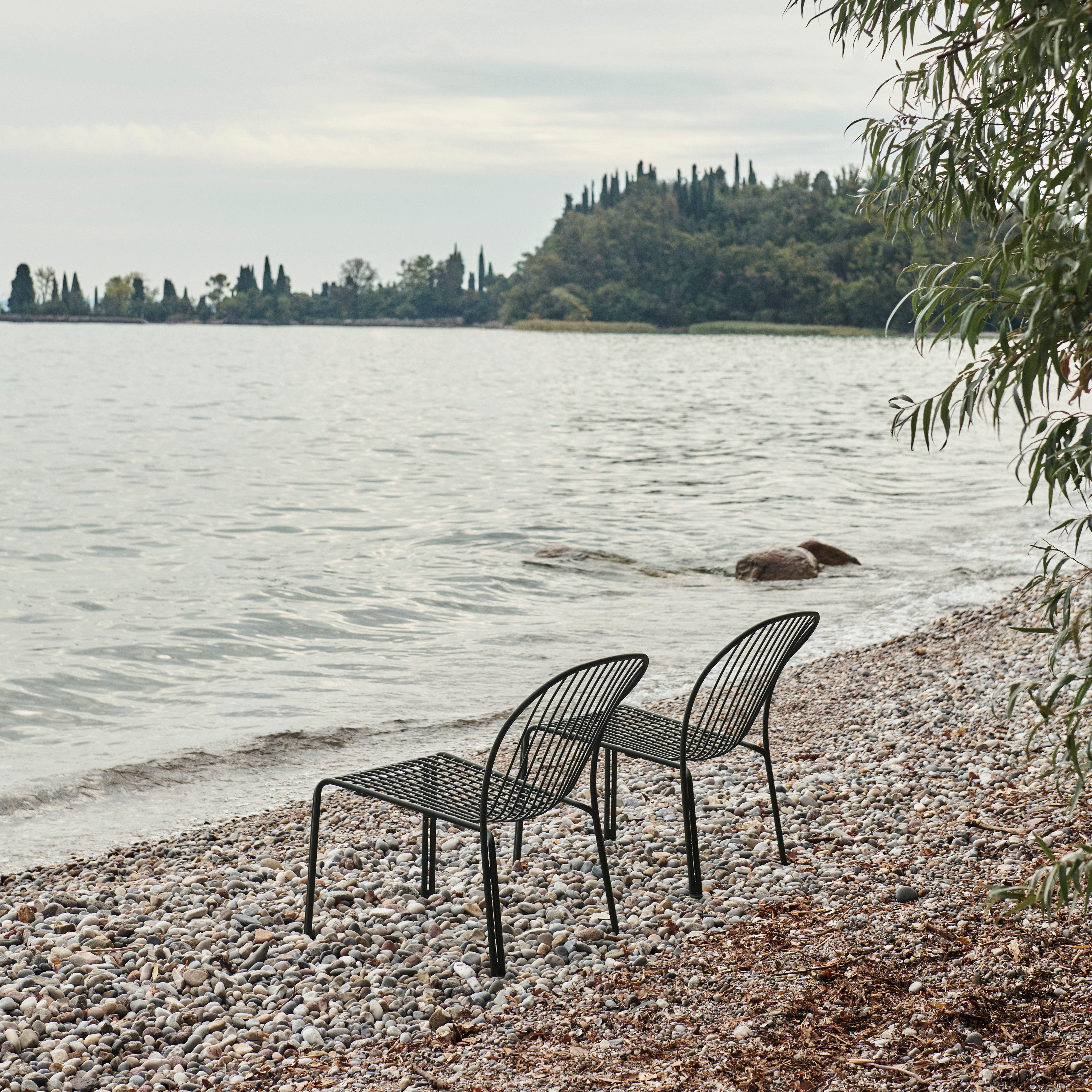 Thorvald SC100 Outdoor Lounge Side Chair with Seatpad: Set of 2 + LS