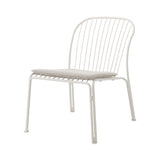 Thorvald SC100 Outdoor Lounge Side Chair with Seatpad: Set of 2 + Ivory + Heritage Papyrus