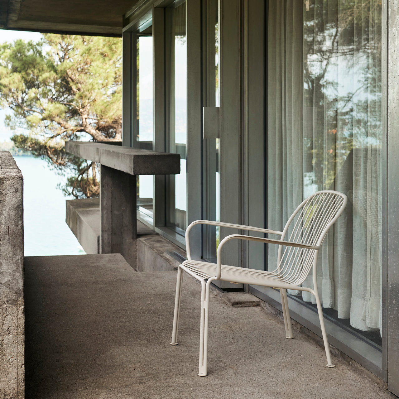Thorvald SC101 Outdoor Lounge Armchair: Set of 2 + LS