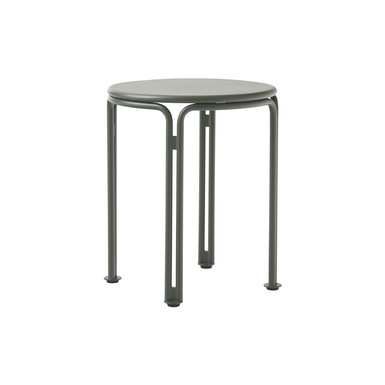 Thorvald SC102 Outdoor Side Table: Bronze Green