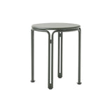 Thorvald SC102 Outdoor Side Table: Bronze Green