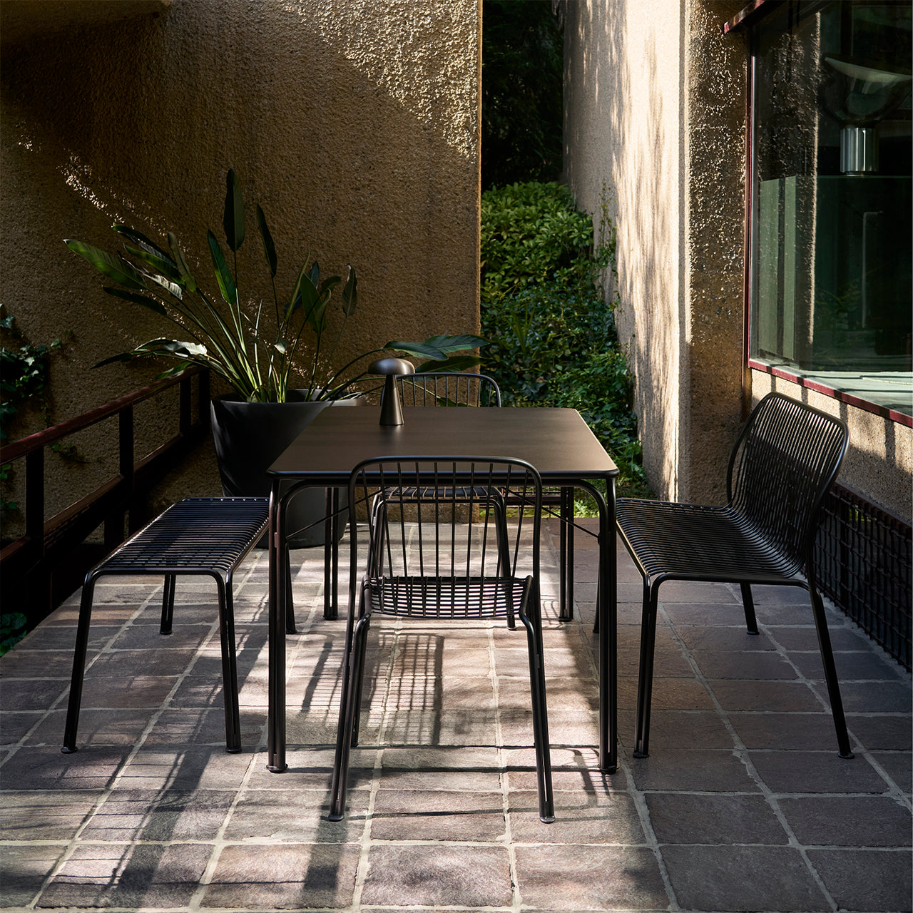 Thorvald SC111 Outdoor Dining Bench: LS