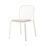 Thorvald SC94 Side Chair with Seatpad: Outdoor + Ivory + Heritage Papyrus