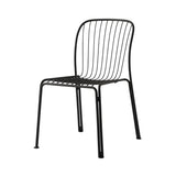 Thorvald SC94 Stacking Outdoor Side Chair: Set of 2 + Warm Black