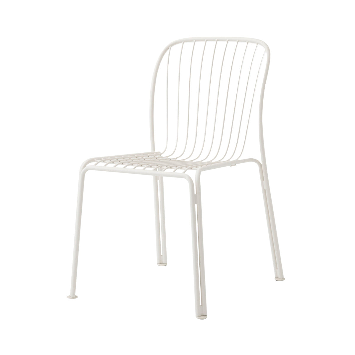 Thorvald SC94 Stacking Outdoor Side Chair: Set of 2 + Ivory