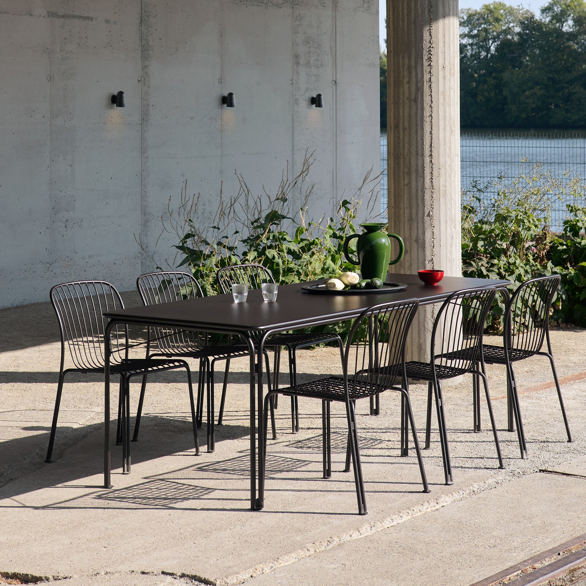 Thorvald SC94 Stacking Outdoor Side Chair: Set of 2 + LS