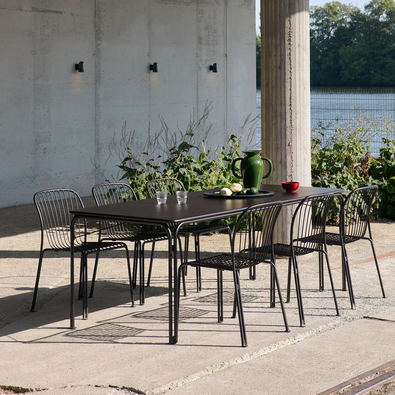 Thorvald SC94 Stacking Outdoor Side Chair: Set of 2 + LS