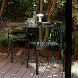 Thorvald SC94 Stacking Outdoor Side Chair with Cushion: Set of 2 + LS