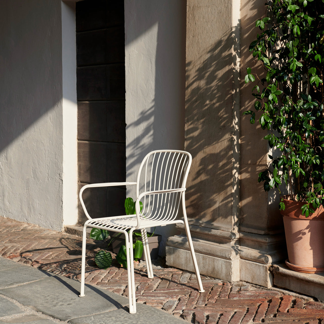 Thorvald SC95 Stacking Outdoor Armchair with Cushion: Set of 2 + LS
