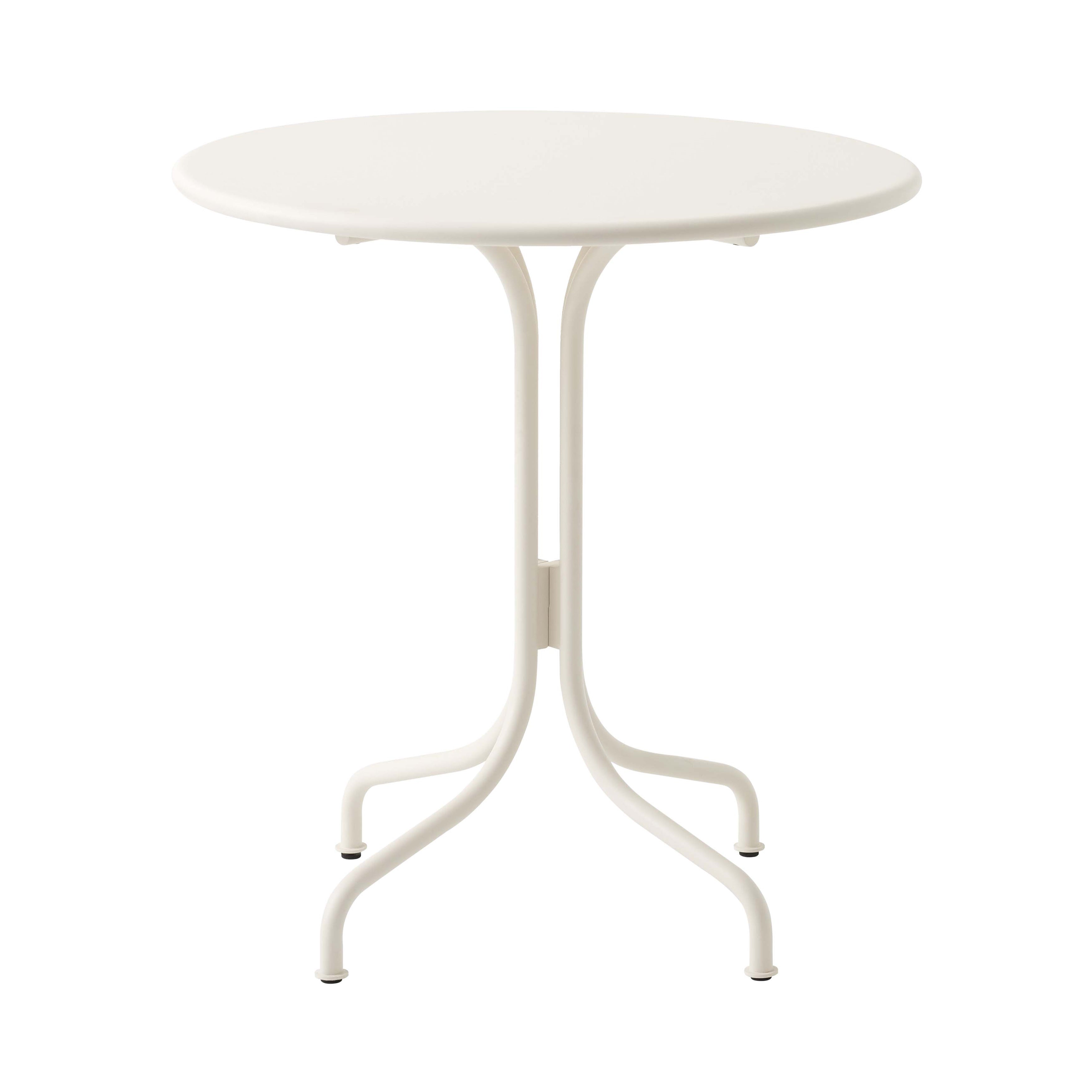 Thorvald SC96 + SC97 Outdoor Cafe Table: Round + Ivory