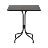 Thorvald SC96 + SC97 Outdoor Cafe Table: Square + Warm Black