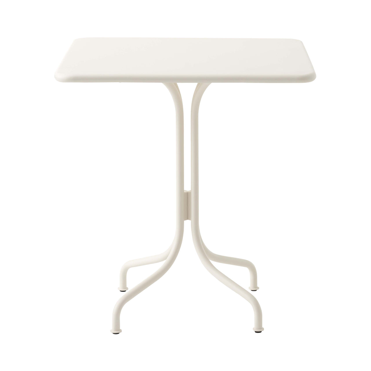 Thorvald SC96 + SC97 Outdoor Cafe Table: Square + Ivory