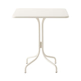 Thorvald SC96 + SC97 Outdoor Cafe Table: Square + Ivory