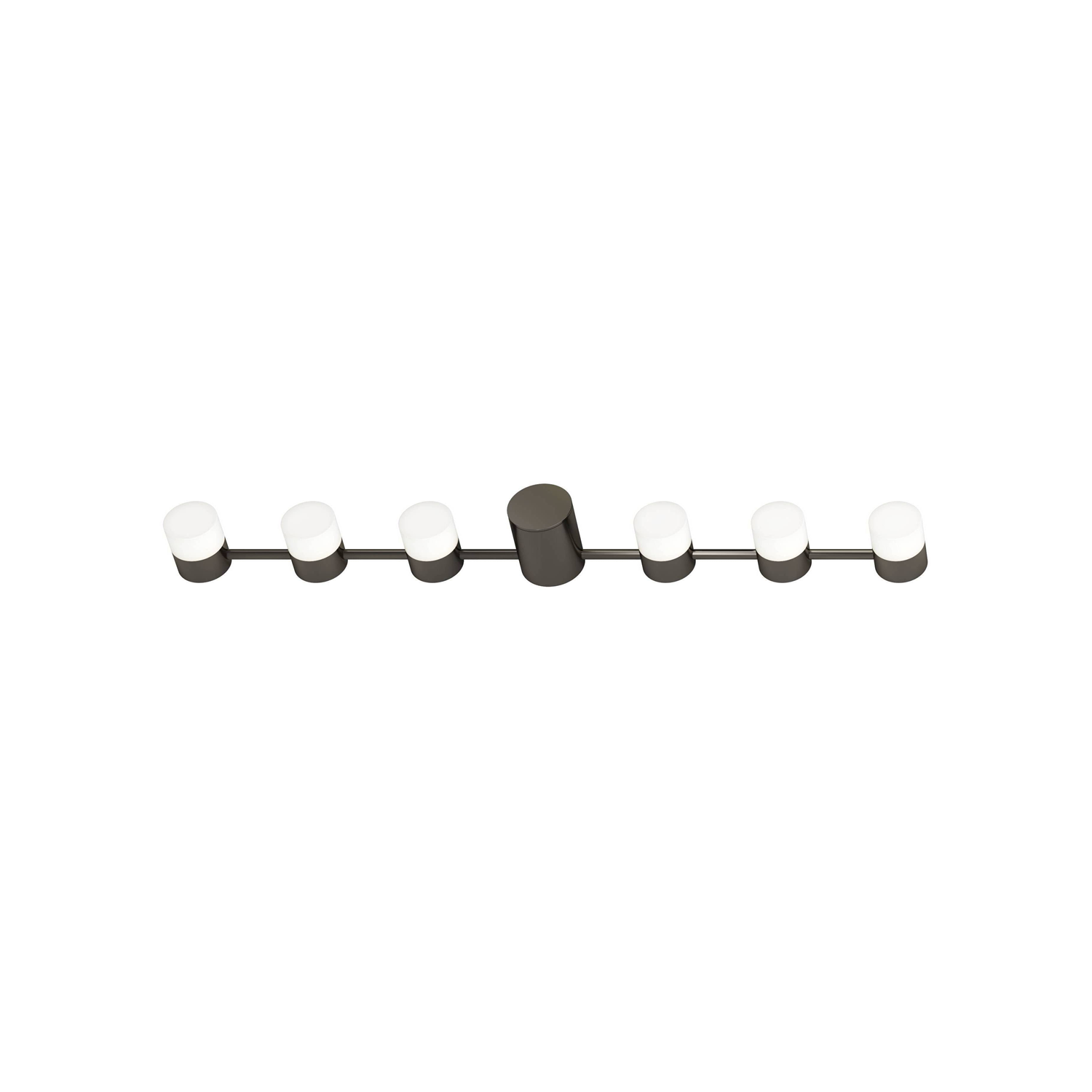 IP Backstage Wall Light: Linear 6 + Polished Graphite