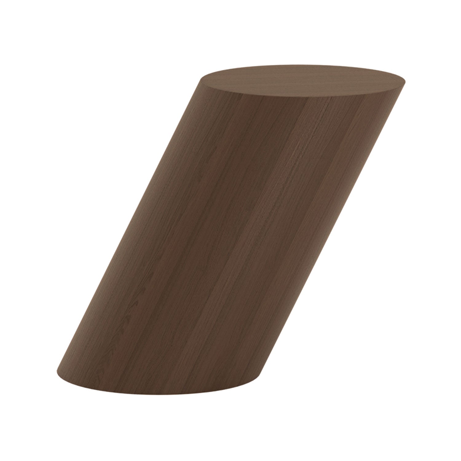 Tilt Side Table: Dark Smoked Oak