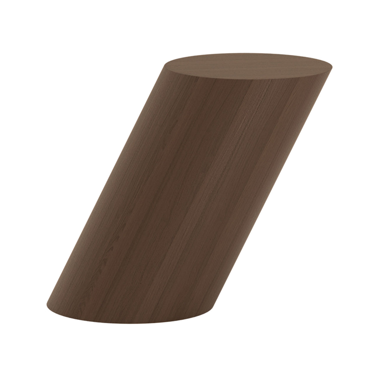 Tilt Side Table: Dark Smoked Oak