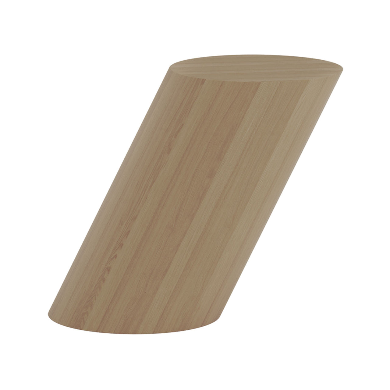 Tilt Side Table: Natural Oak