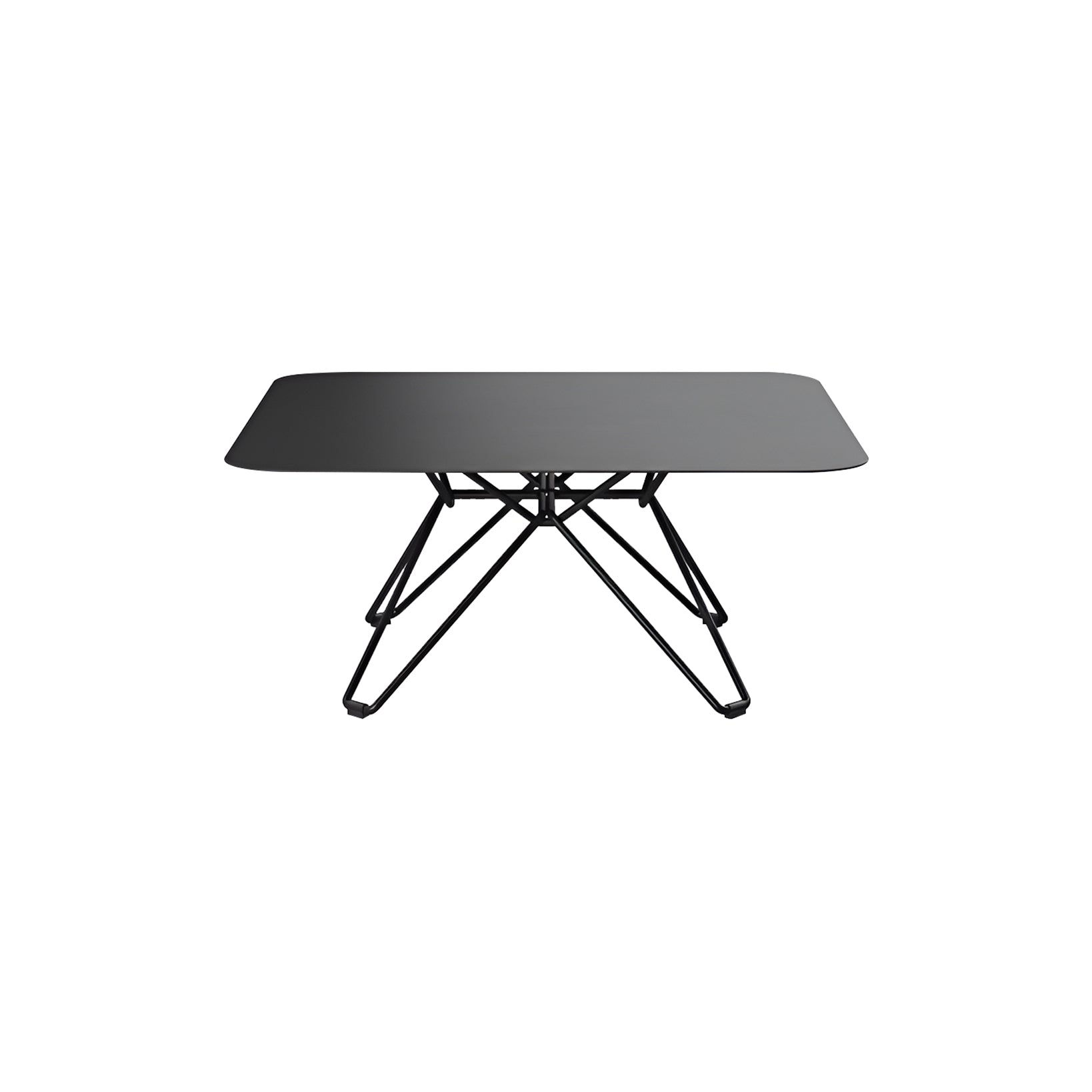 Tio Side Table: Square + Black