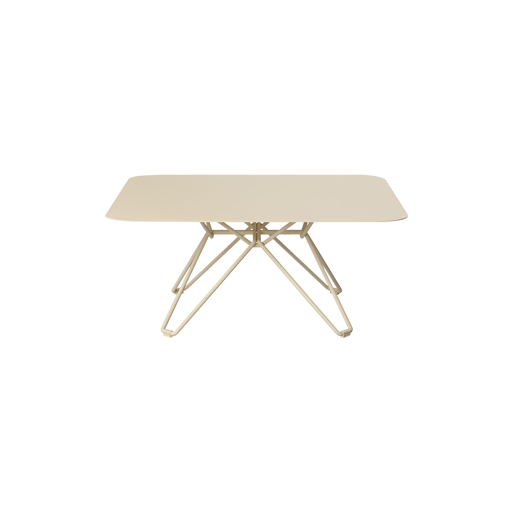 Tio Side Table: Square + Ivory