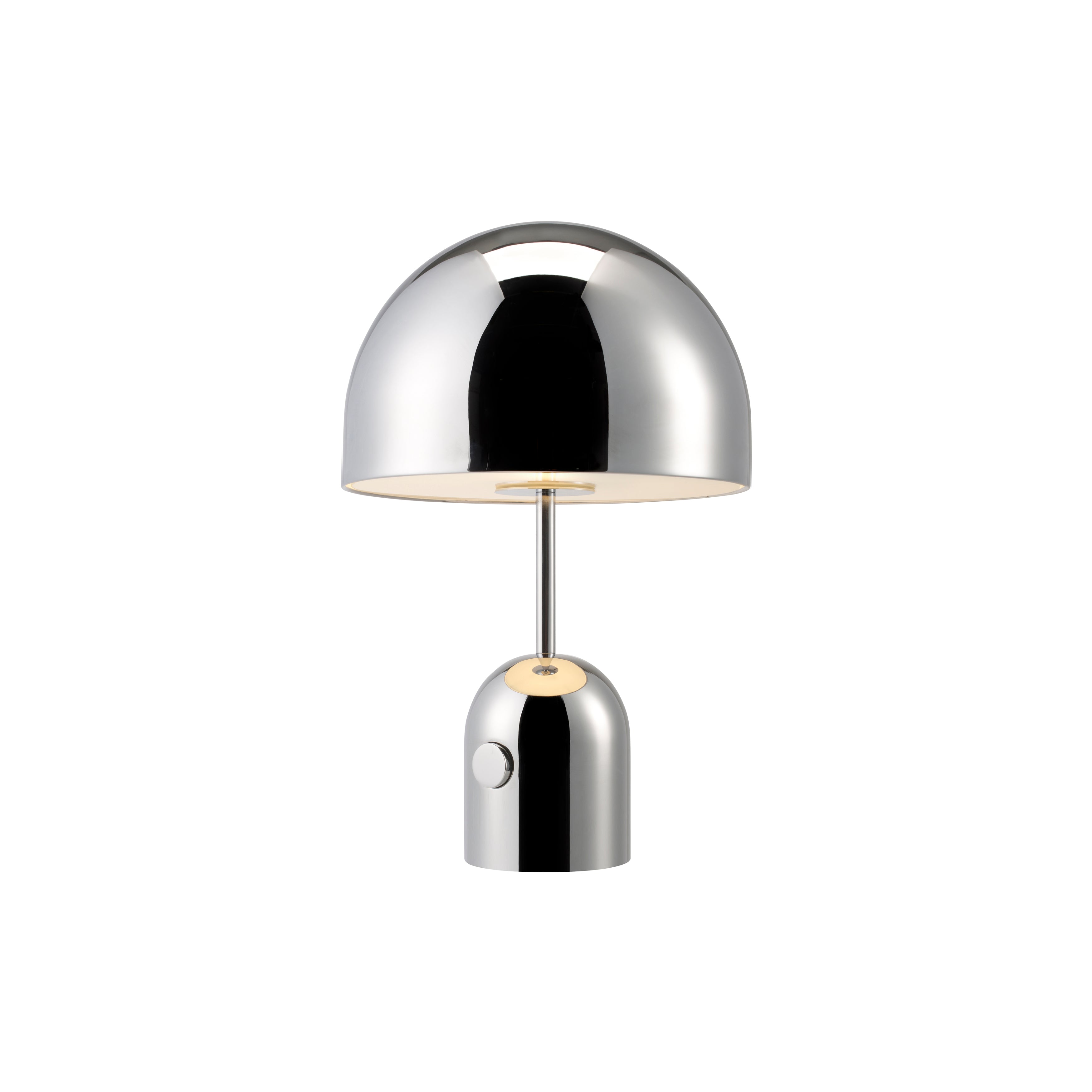 Bell Table Lamp: Silver