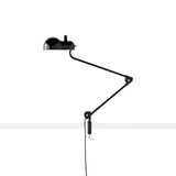 Topo Table Lamp with Clamp: Black