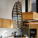 Toru Vertical Pendant Light: Small + LS