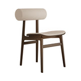 Totem Chair: Seat + Back Upholstered + Dark Smoked Oak