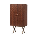 Touch Cabinet Tall: Bronze Legs + Oiled Walnut