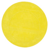 Trace Round Rug: Extra Large + Chartreuse