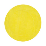 Trace Round Rug: Small + Chartreuse
