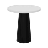 Container Round Table: Extra Small + Bodhi Cover + Traffic White + Black