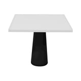 
Container Square Table: Large + Cable Feed + Traffic White + Black