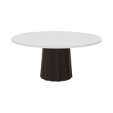 Container Round Table: Extra Large + Bodhi Cover + Traffic White + Grey