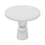 Container Round Table: Small + New Antiques + Traffic White + White